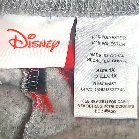 Disney, Mickey Mouse Flannel Pajama Bottoms, Sizes 1X, 4X NWOT - Picture 5 of 6